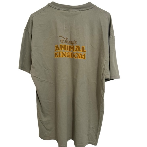 Disney Vintage Y2K Animal Kingdom Puff Print 3D Graphic Tee XL - Picture 6 of 6